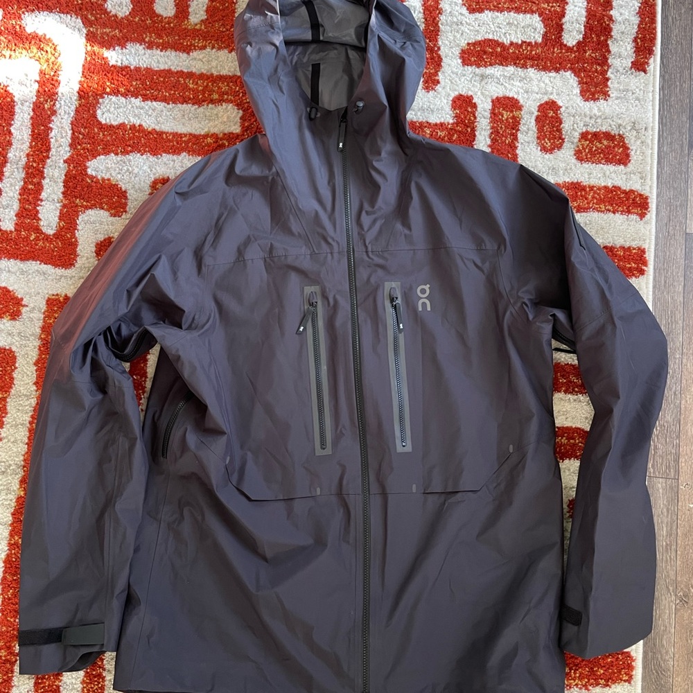 On Running Black Men's Waterproof Jacket